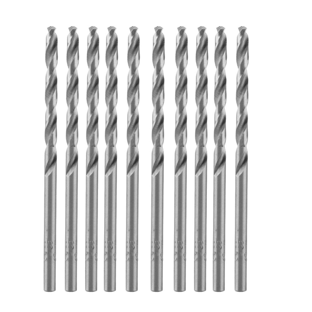 10pcs 2mm Diameter Twist Drill Bits HSS High Speed Steel Drill Bits Durable Drill Bits Set  For Wood