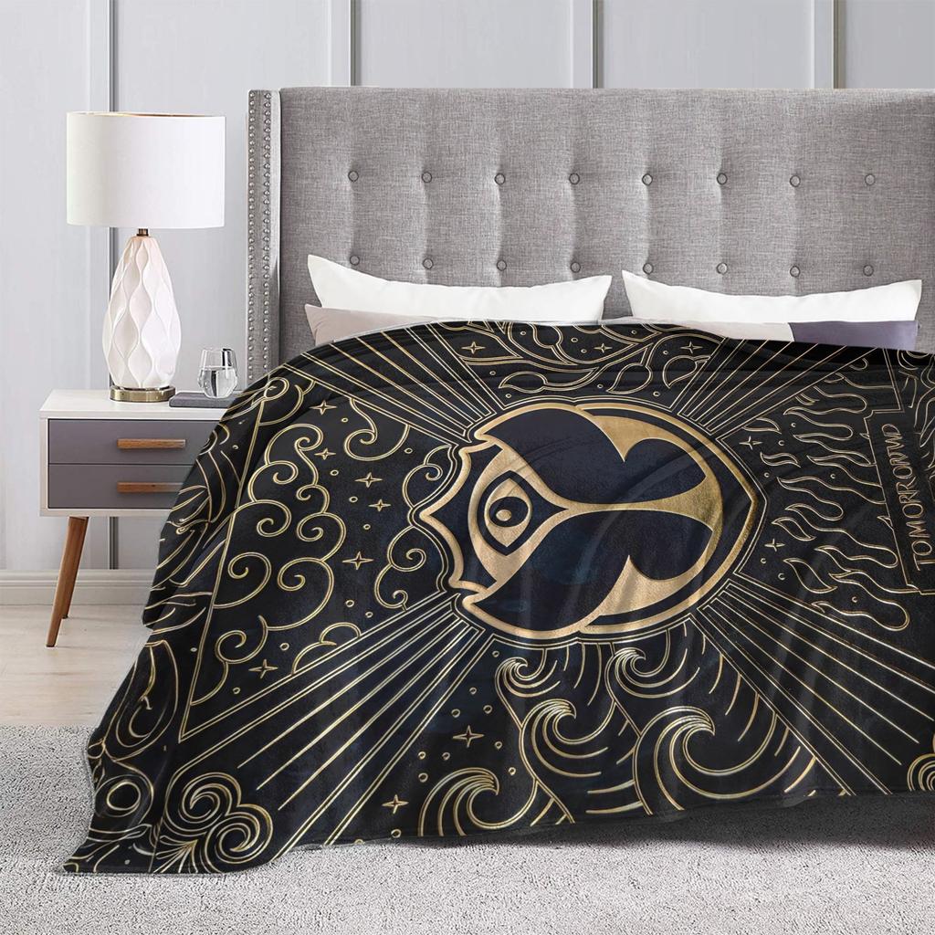 Tomorrowlands Blankets Coral Fleece Plush Winter Multi-function Warm Throw Blanket for Sofa Office Bedding Throws