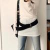 Metal Buckle Women Wide Belt Suede Western Cowboy Belt Fashion Retro Leather Belt  Girl