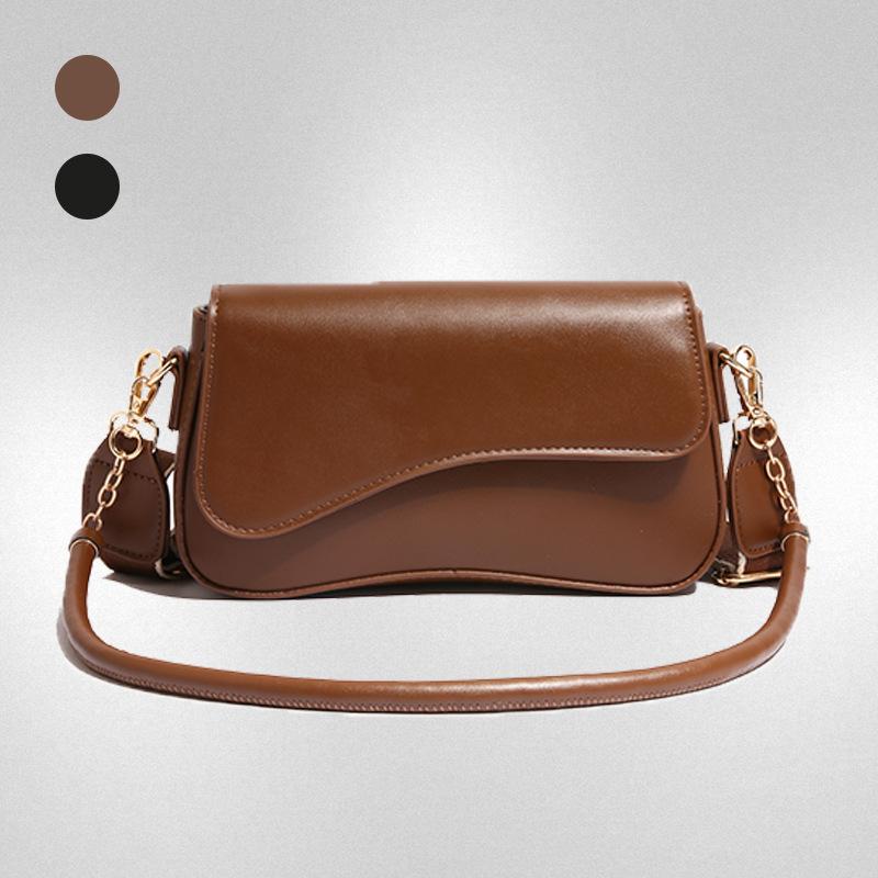 Popular Small Bag Women's Spring Versatile New Fashion Broadband Shoulder Messenger Bag Retro Small Square Bag