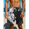 Men's Quick-drying and Breathable Beach Shorts with Colorful Prints, Are Perfect for Use At Outdoor Activities.