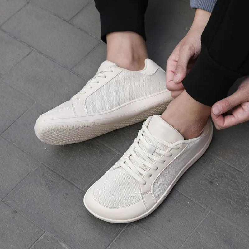 Wide Toe Casual Shoes for Men and Women Barefoot Soft Sole Flats Non Slip Walking Footwear Comfortable Cycling Climbing Shoes