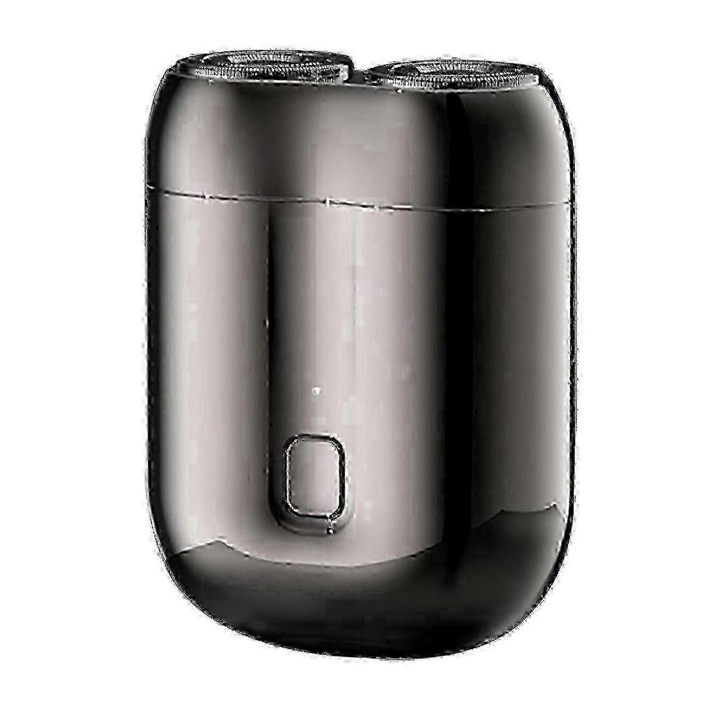 Elektrisk barbermaskine med dobbelt hoved til mænd - Mini USB-shaver, Bærbar, Vaskbar