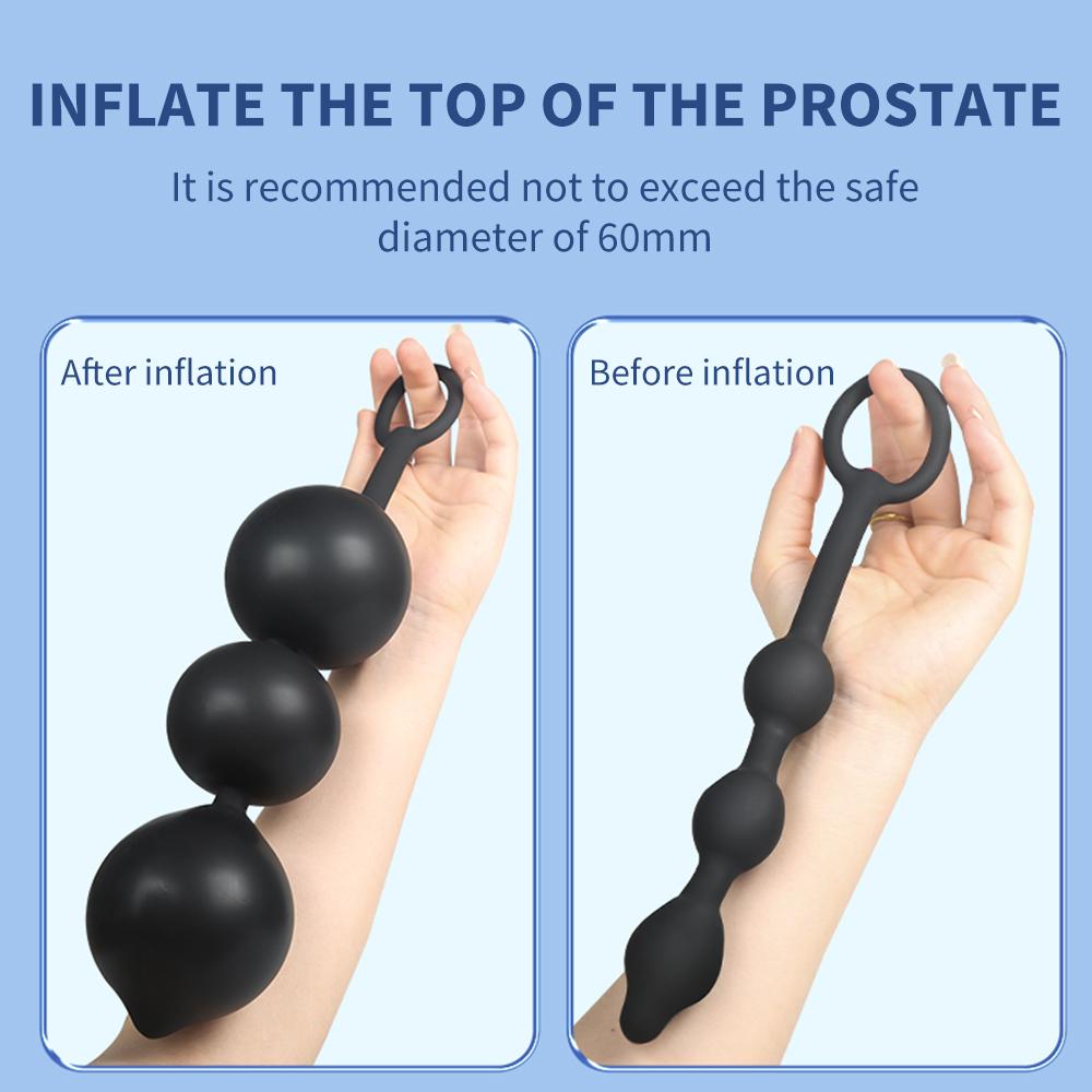 Plugue anal inflável expansível, bomba vibradora, dilatador anal bdsm, brinquedo sexual, massagem de próstata gay para ampliação do ânus por bomba