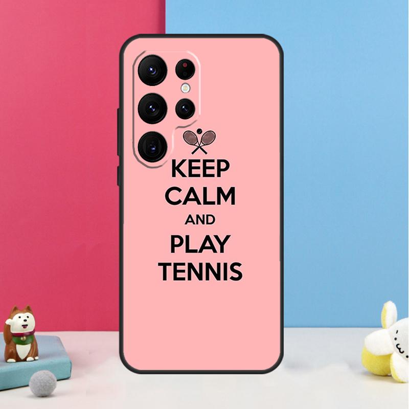 Tennis Racket Tennis Ball Case For Samsung Galaxy S24 Ultra S23 S22 S9 S10 Note 10 Plus Note 20 S20 FE S21 FE Cover