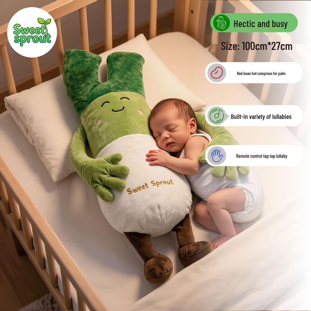 Soothing Baby Sleep Pillow with Startle Reflex Support