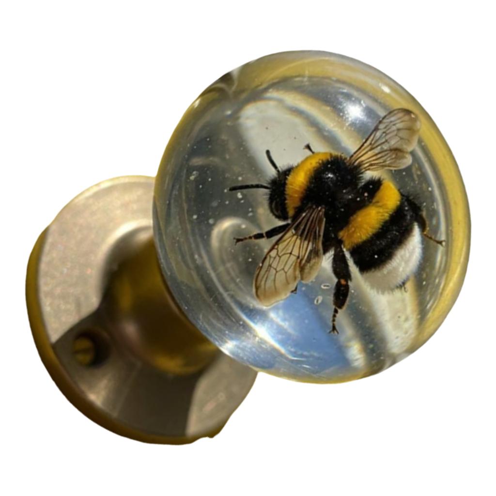 Elegant Clear Flower Door Handle Retro Round Crystals Knob Artistics Bedroom Decoration Nature Styles Home Hardware