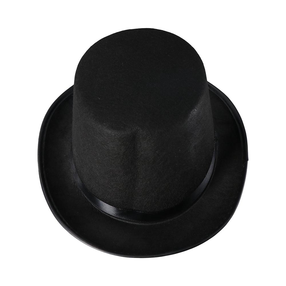 

Party Supplies 1pc Halloween Props Fedora Hat Cosplay Bowler Top Hat Performed Hat Magician Top Hat Retro Top Cap