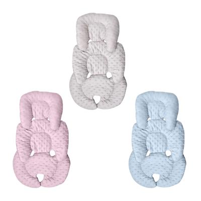 Atmungsaktive Kinderwagen-Sitzauflage für Kleinkinder, Neugeborene, Kinderwagen, Sitzbezug, Gepolsterte Rückseite, Baby-Kinderwagen, Zweiseitiges Kissen
