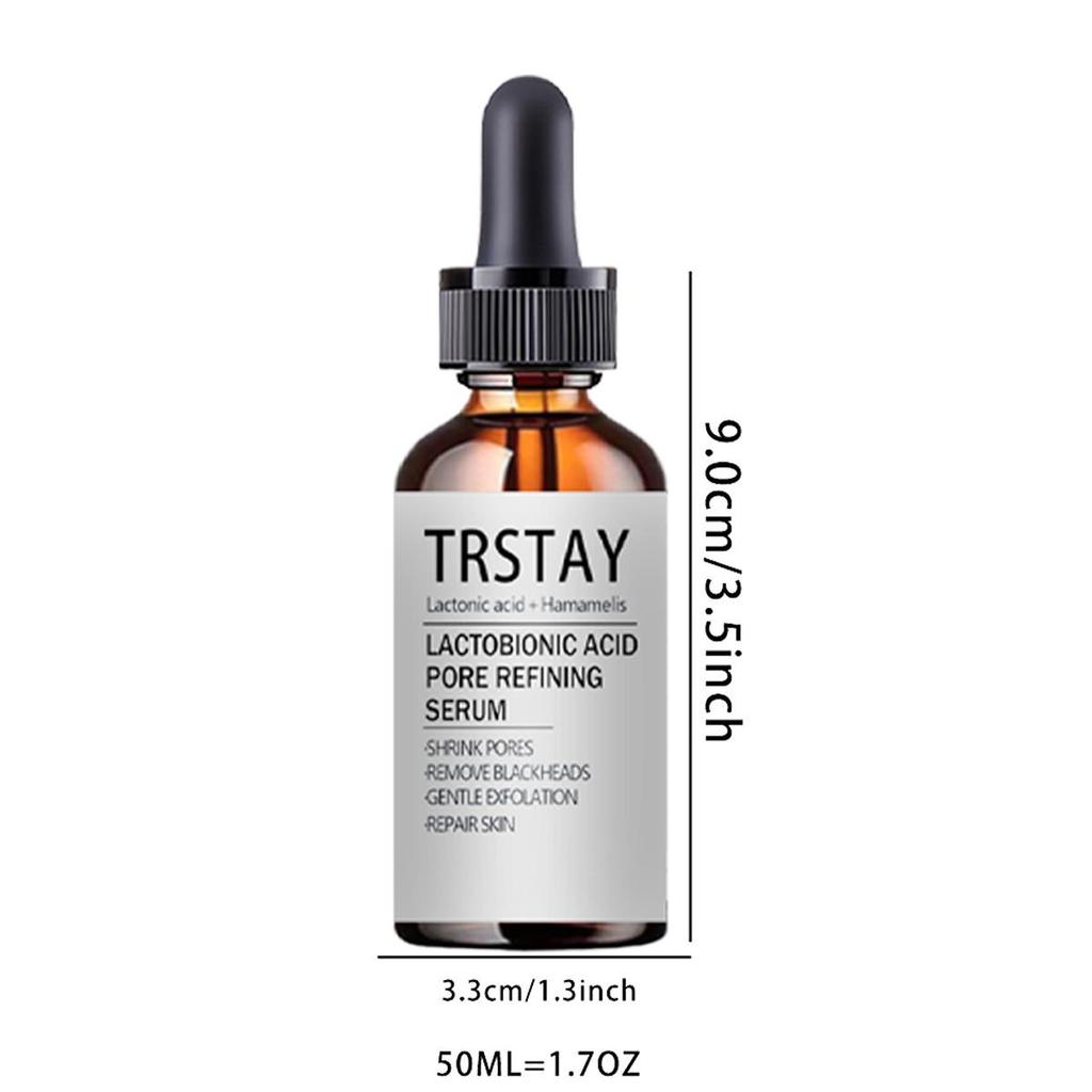 Lactobionic Acid Shrink Pores Serum Moisturizing Facial Essence Liquid Purify Pore Treatment Beauty Skin Care  Whitening Cream