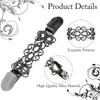 Retro European-American Shawl Clip | Diamond-Encrusted Alloy Scarf Buckle, Anti-Slip Brooch Collar Pin for Women's Accessories