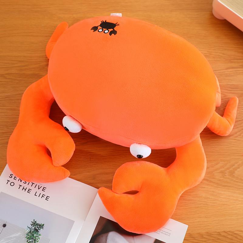 20-80CM Kawaii Cartone Animato Simulazione Anime Peluche Grande Aragosta Peluche Giocattolo Granchio Carino Peluche Cappello Aragosta Bambola Fatta a Mano