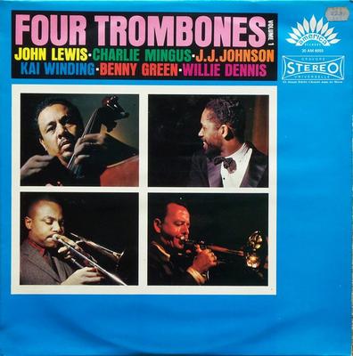 LP Record FOUR TROMBONES, JJ JOHNSON, KAI WIN - Four Trombones Vol. 1 30AM6055 AMERICA France Jazz Used