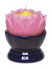 Maruesu Buddhist Altar Large Lotus Flower with Suitable for Obon and Buddhist 9 X 9 X 11 Cm Supplies, Candle, 24-Hour Long-Lasting, Pink, Candlestick,