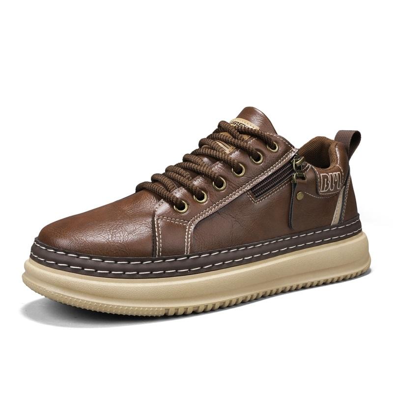 

Casual sports shoes, workwear shoes, versatile commuting shoes,trendy shoes for men, thick soled students 39 коричневий
