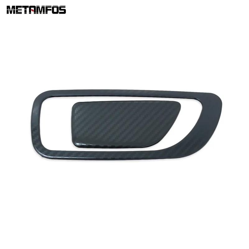 Car Accessories For Ford Kuga Escape -  2024 Interior Carbon Fiber Glove Storage Box Door Handle Cover Trim Sticker