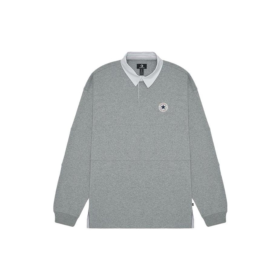 

New Converse All Star Sweatshirt Men s Gray 10025229-A02 XXXL