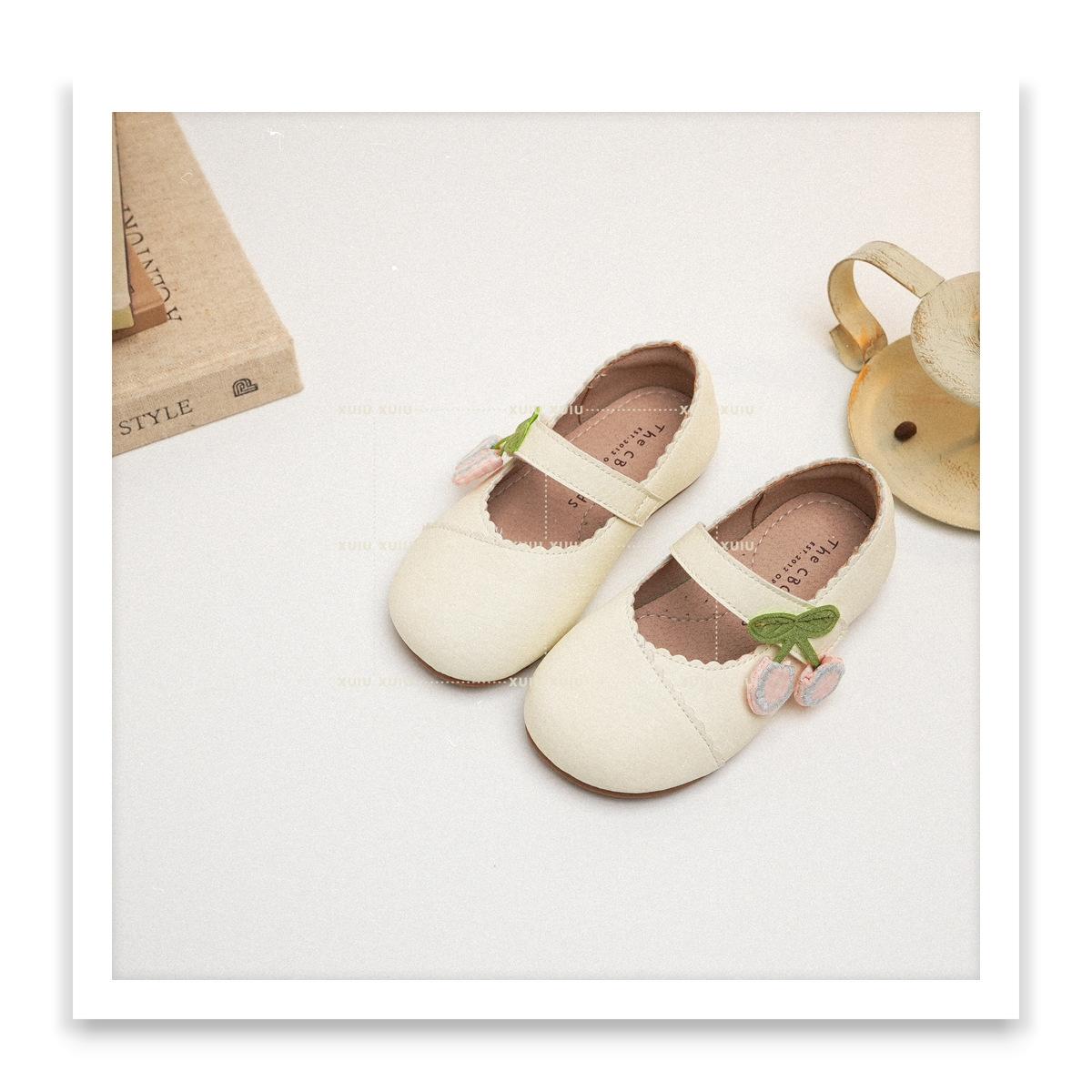 

XSHX Французская пастораль неоклассические туфли принцессы с круглым носком, маленькие женские туфли, кожаные туфли, весна и осень [Обувь Вэньчжоу] 25 покинуть белый