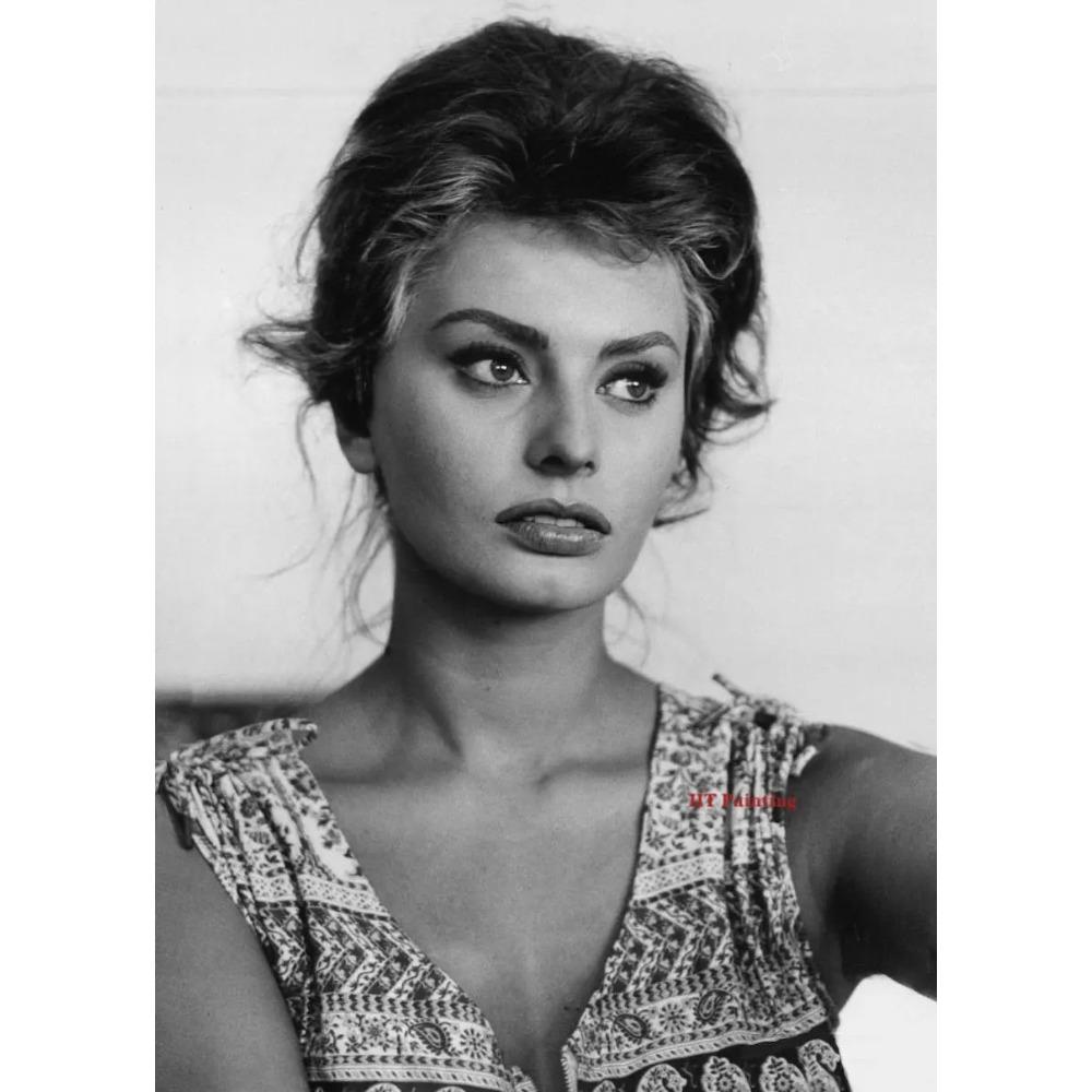 Vintage 70er Jahre Filmstar Brigitte Bardot Rauchend Dolly Parton Porträt Poster Leinwandbild Wandkunst Bilder Heimdekor Geschenk