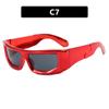 New Y2K Large Frame Square Sunglasses Women Brand Designer Fashion Sun Glasses Men's  Sports Cycling Eyewear UV400