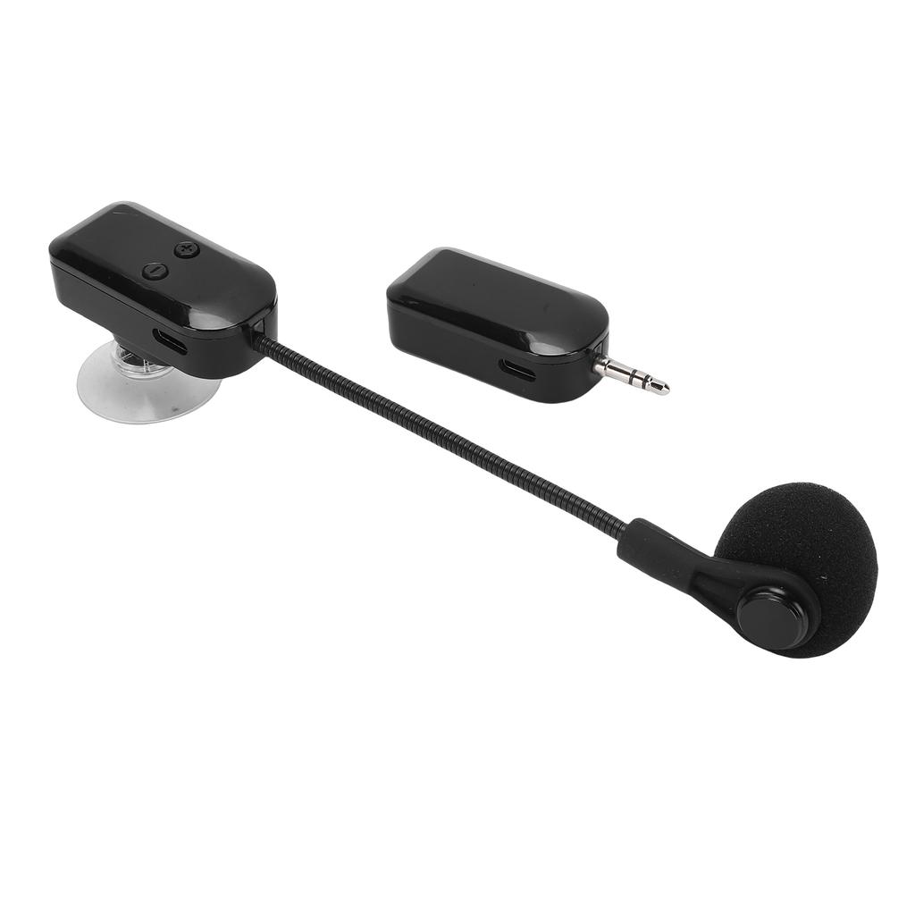 Instrumentenmikrofon mit Saugnapf 360 Grad Aufnahme 2,4G Instrumentenmikrofon Empfängersystem für Gitarre Violine