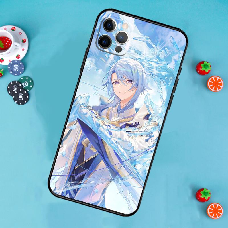 Kamisato Ayato Genshin Impact Phone Case For iPhone 17 Air 16 15 14 13 12 11 Pro Max 12 13 mini 15 16 Plus 16e Cover Funda