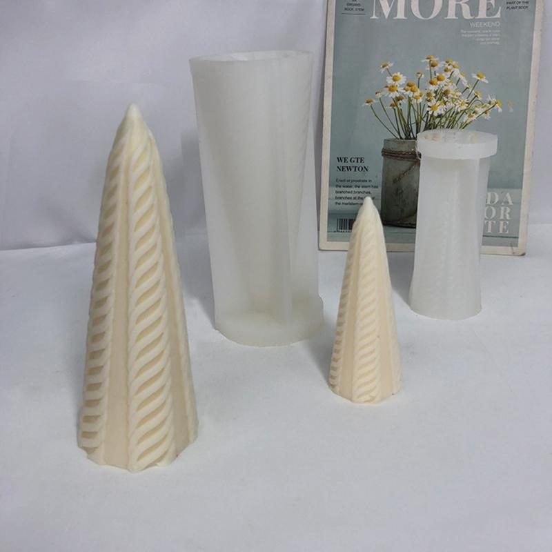 Candle Mould Resin Casting Molds DIY 3D Silicone Mould Cylinder Candle Molds Silicone Mold Handicrafts for Candle Making