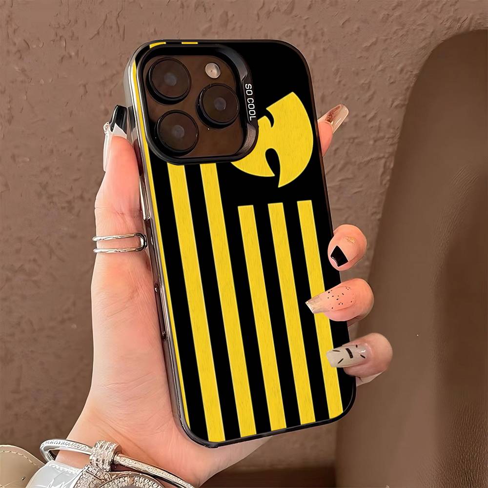 W-wu T-tang Clan Hip-hop Music Group Phone Case For IPhone 16 15 14 13 12 11 Pro Max 17 Plus Colorful Cover