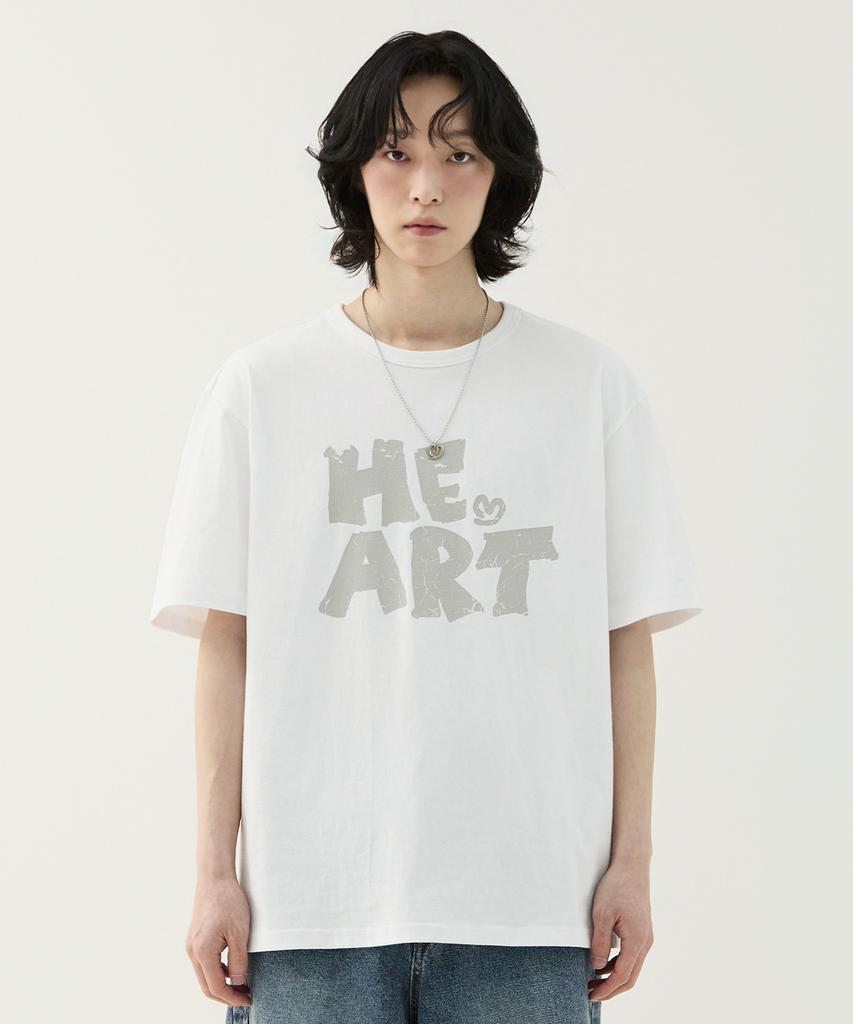 Mimdeowodeulobeu One Heart T-Shirt_Black