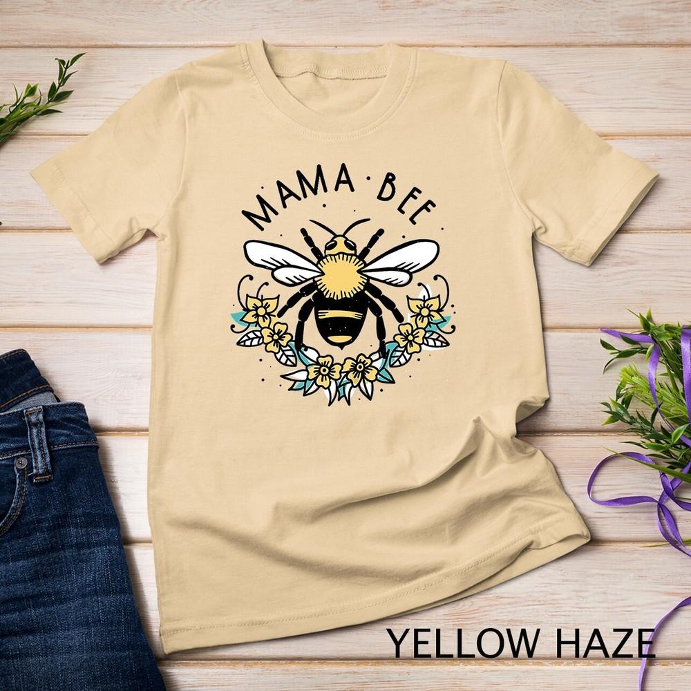 

Womens Mama Bee Honey Beekeeper T-Shirt Unisex T-shirt L
