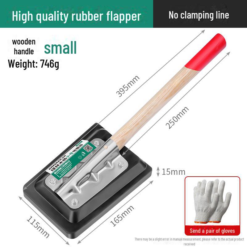 

Резиновый молоток Green Forest для укладки вагонки и напольной плитки Small rubber clapper + gloves
