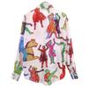 Stella Mccartney THE BEATLES Beatles Collaboration Silk Yellow Submarine Movie Long Sleeve Shirt Women Used
