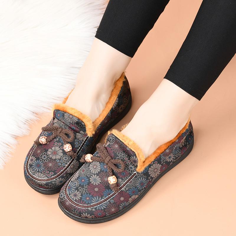 Women's New Fashionable Plush Warm Cotton Shoes For Winter