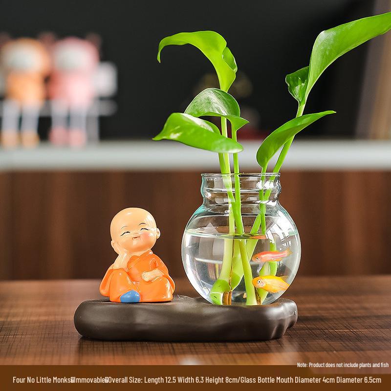 Creative Little Monk Desktop Ornaments for Home and Office Decor