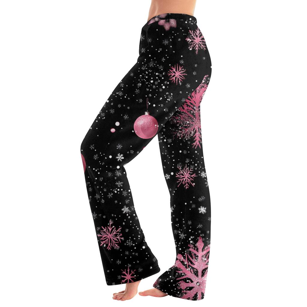 Women's Casual Fashion Women's Sports Home Christmas Pajama Pants Long Pants