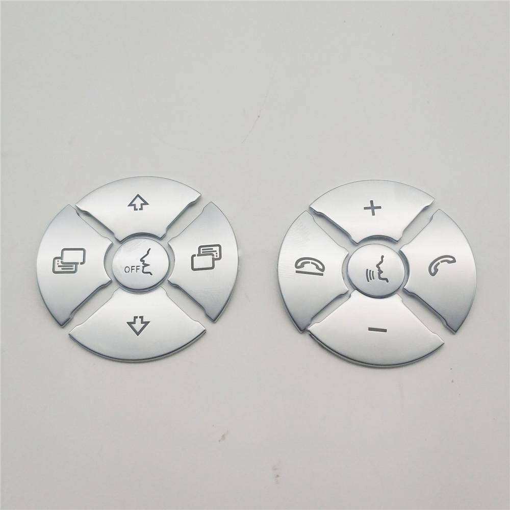 Steering Wheel Model Button Switch Sticker Cover Trim For Mercedes Benz R 2009-2017 ML GL 2010-2011 CLS 2008-2009 SLK