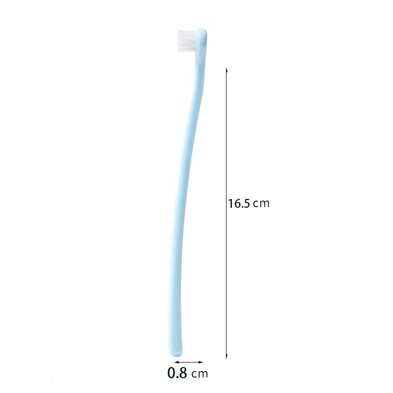 Round Head Pet Toothbrush with Soft Bristles for Cats and Dogs