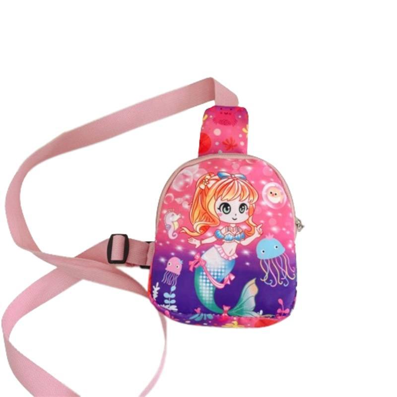 Cute Cartoon Pattern Kids Chest Bag Nylon Coin Purse Wholesale