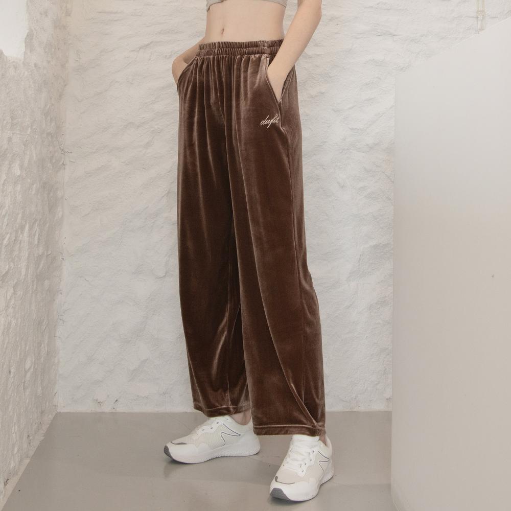 Duran Velvet Healing Wide Pants Dbf3W-9156 2 Colors