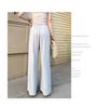 Women's Summer High-Waisted Wide-Leg Slimming Drape Pants - Cool, Casual, Floor-Length, and Loose-Fitting
