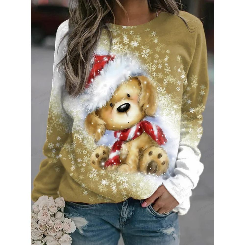 Hanorac pentru damă Hanorac cu imprimeu 3d pentru câini Hanorac cu cap cu gât la modă pentru femei Transpirații animale Kawaii Trening pentru femei Paltoane pentru fete Sudadera