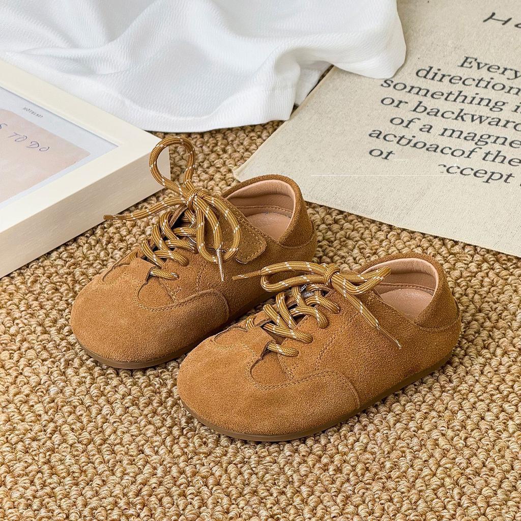 Retro-style Girls' Shoes, Small Leather Shoes with Soft Soles