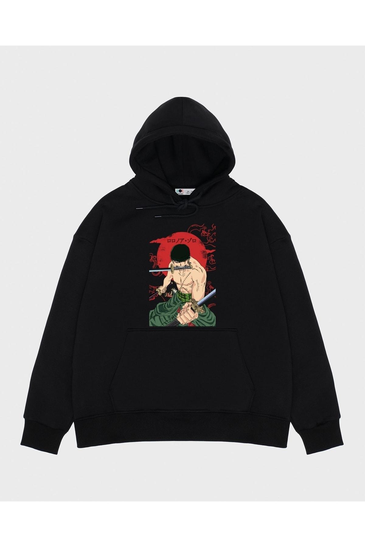 

Unisex Siyah Kapşonlu Sweatshirt Cazador