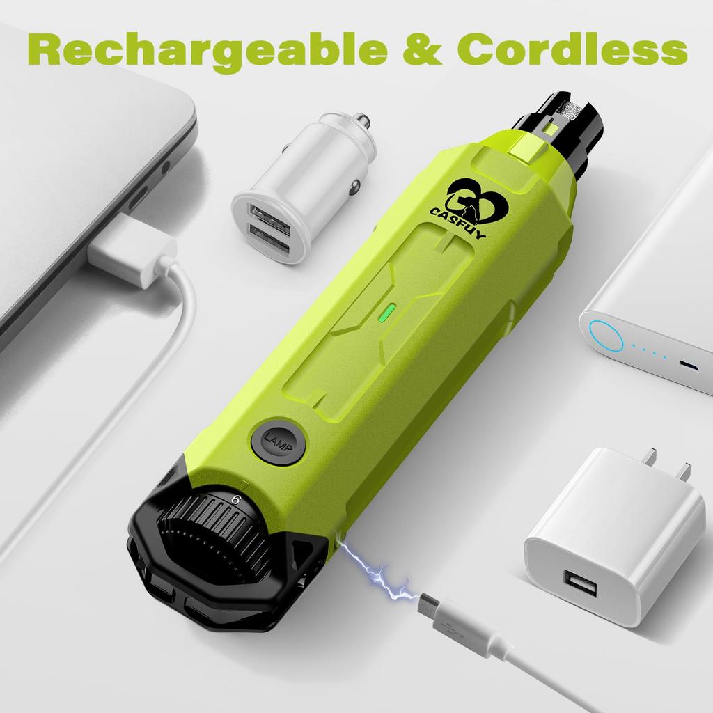 Casfuy Electric Unghii Câine 6 Viteze Cel Mai Nou și Îmbunătățit Unghii Animale de Companie Reîncărcabil Electric Unghii Câine Fără Durere Toaletare Labe și Instrument de Netezire pentru și Mici