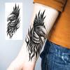 1 Sheet Scary Skull Grim Reaper Temporary Tattoos For Men Women Hand Arm Forearm, Realistic Fake Tattoo Sticker Halloween Tatoos