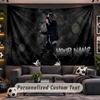 Wall Hanging Tapestry Custom NameEminem Pattern Personalized Printed Fabric Wall Decor
