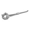 Drum Wrench Aluminum Drum Plug Bung Wrench Tool Opener Wrench for Bung Caps Opening 10 15 20 30 55 Gallon Drum 10Inch