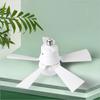 LED Ceiling Fan With Light Remote Control Dimmable 30W E27 Base Modern Smart Wireless Fans Lighting For Bedroom and Living Room