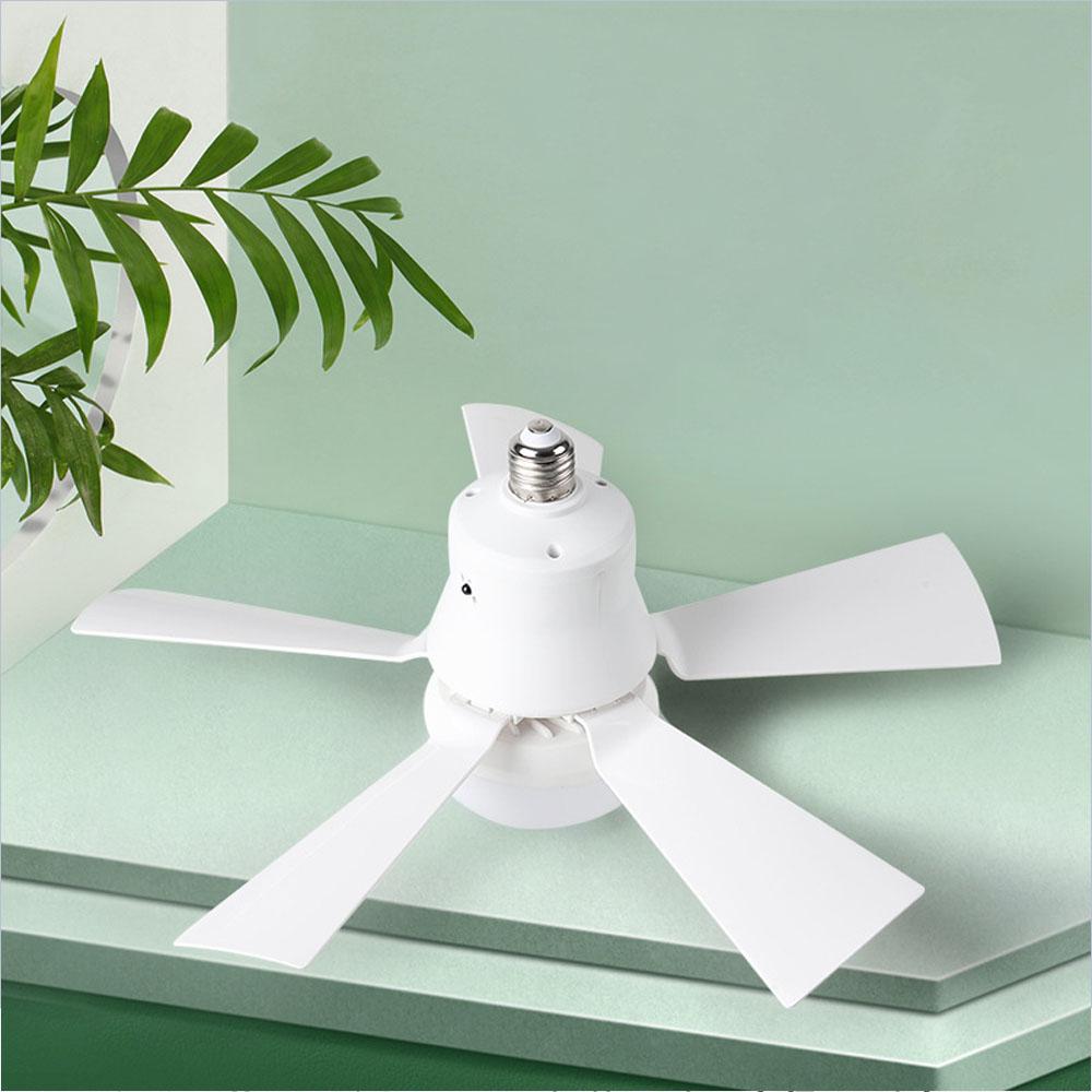 LED Ceiling Fan With Light Remote Control Dimmable 30W E27 Base Modern Smart Wireless Fans Lighting For Bedroom and Living Room
