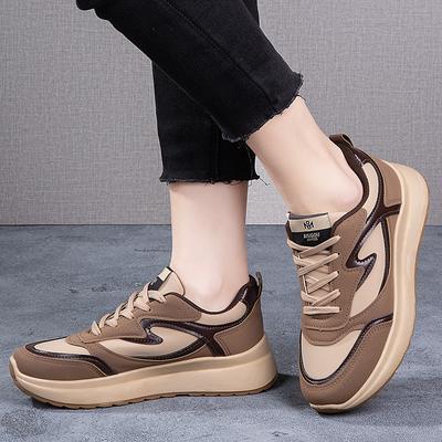 Retro Daddy Schoenen Dames Lente en Herfst Nieuwe Sport Casual Schoenen Dikke Zool Verhoogd door Cortez